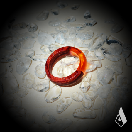 Bague en Bois de Rose