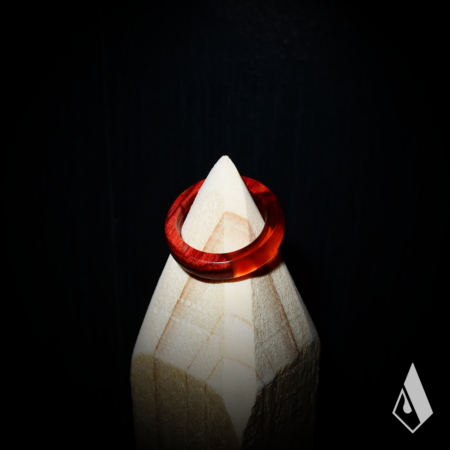 Bague en Bois de Rose – Image 3