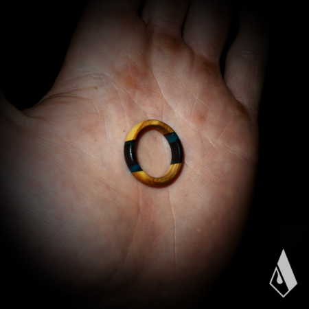 Bague en Bouleau de Carélie et Ziricote – Image 4