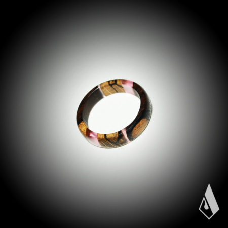 Bague en Ziricote et Hêtre Echauffé – Image 2