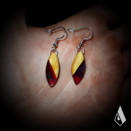 Boucle d'Oreilles en Buis – Image 3