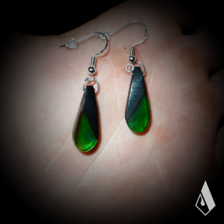 Boucle d'Oreilles en Bois d'Ebéne – Image 3
