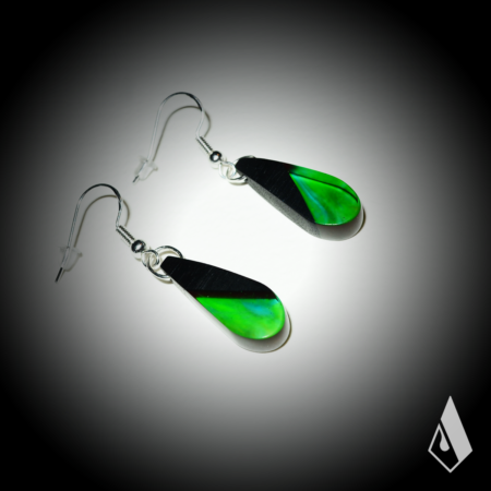 Boucle d'Oreilles en Bois d'Ebéne – Image 2