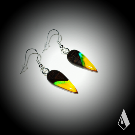 Boucle d'Oreilles en Ziricote – Image 2