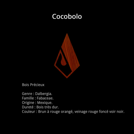 Boucle d'Oreilles en Cocobolo – Image 5