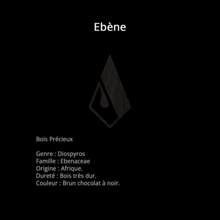 Boucle d'Oreilles en Bois d'Ebéne – Image 4
