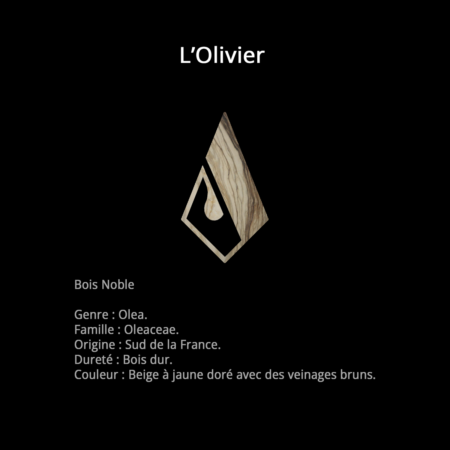 Boucle d'Oreilles en Olivier – Image 4