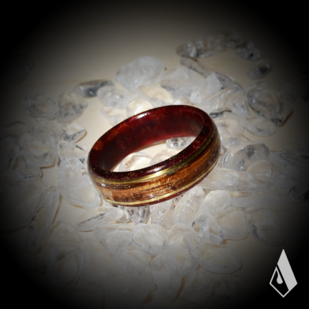 Bague en Zébrano